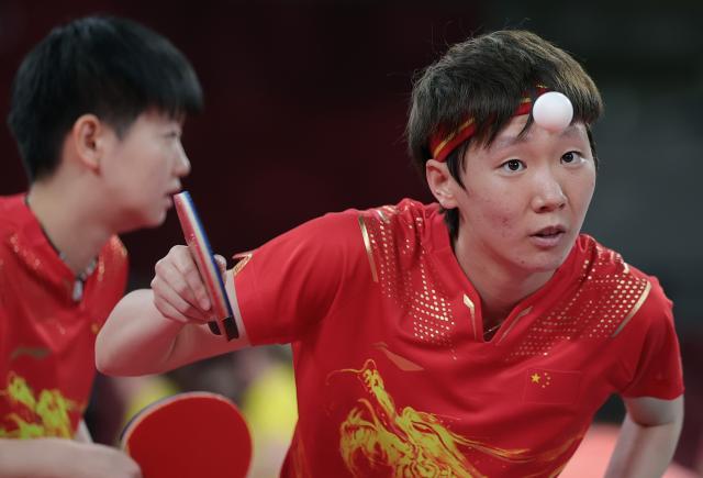 国乒首次动用奥运P卡 王曼昱首秀助女团赢开门红